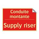 Conduite montante - Supply riser