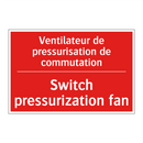 Ventilateur de pressurisation /.../ - Switch pressurization fan