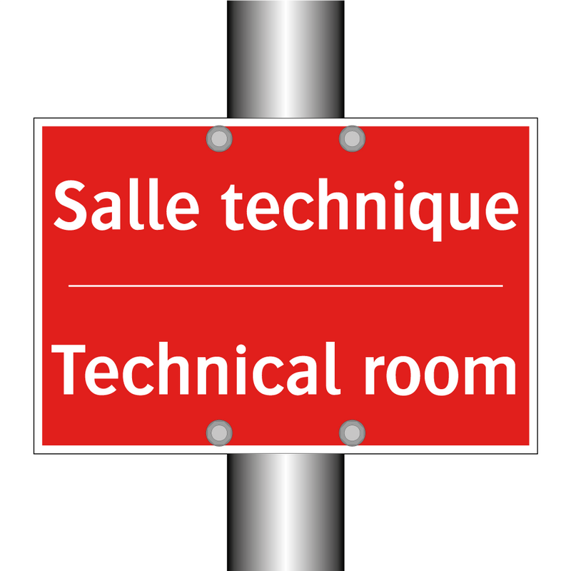 Salle technique - Technical room