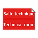 Salle technique - Technical room