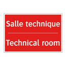 Salle technique - Technical room