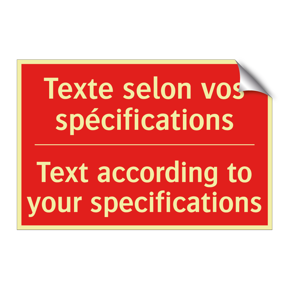 Texte selon vos spécifications - Text according to your specifications /.../