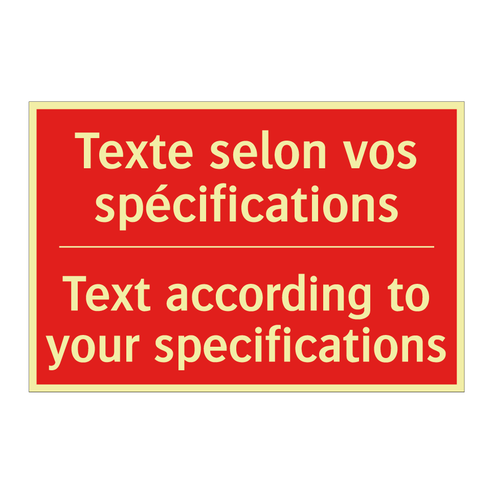 Texte selon vos spécifications - Text according to your specifications /.../