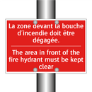 La zone devant la bouche d'incendie /.../ - The area in front of the fire /.../