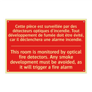 Cette pièce est surveillée par /.../ - This room is monitored by optical /.../