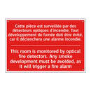 Cette pièce est surveillée par /.../ - This room is monitored by optical /.../