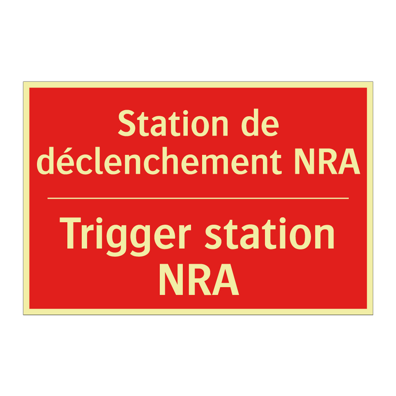 Station de déclenchement NRA - Trigger station NRA