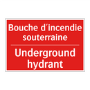 Bouche d'incendie souterraine - Underground hydrant