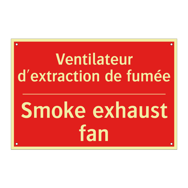 Ventilateur d'extraction de fumée /.../ - Smoke exhaust fan