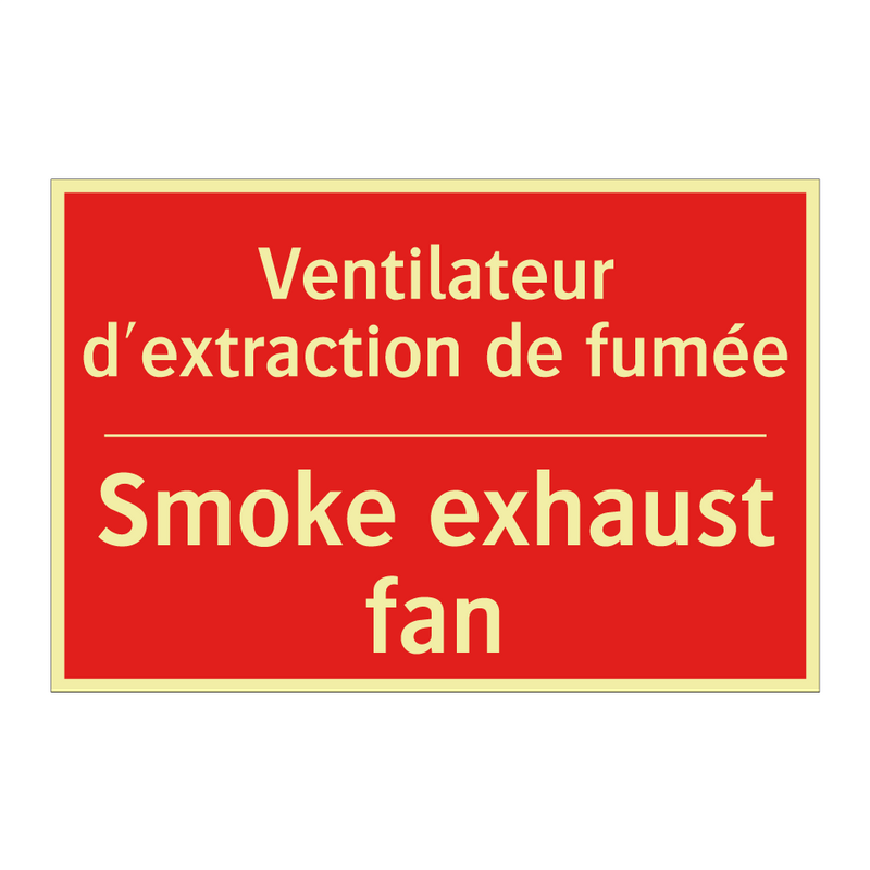 Ventilateur d'extraction de fumée /.../ - Smoke exhaust fan