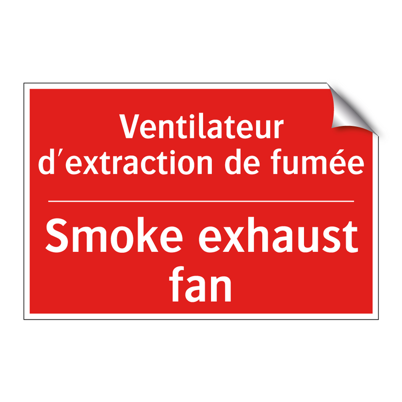 Ventilateur d'extraction de fumée /.../ - Smoke exhaust fan