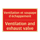 Ventilation et soupape d'échappement /.../ - Ventilation and exhaust valve