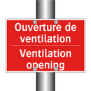 Ouverture de ventilation - Ventilation opening