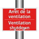 Arrêt de la ventilation - Ventilation shutdown