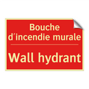 Bouche d'incendie murale - Wall hydrant