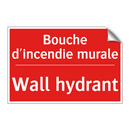 Bouche d'incendie murale - Wall hydrant