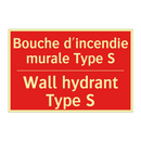 Bouche d'incendie murale Type /.../ - Wall hydrant Type S