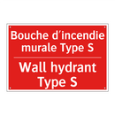Bouche d'incendie murale Type /.../ - Wall hydrant Type S