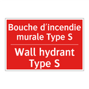 Bouche d'incendie murale Type /.../ - Wall hydrant Type S