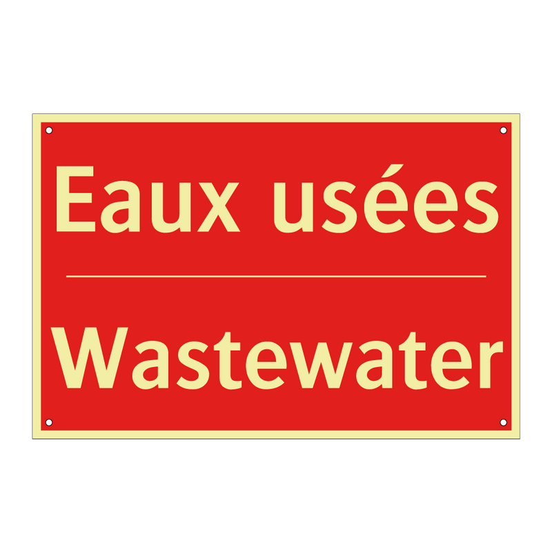 Eaux usées - Wastewater