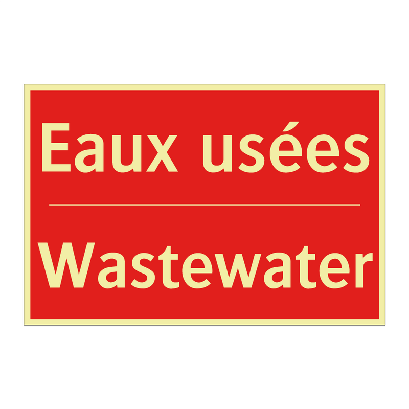 Eaux usées - Wastewater
