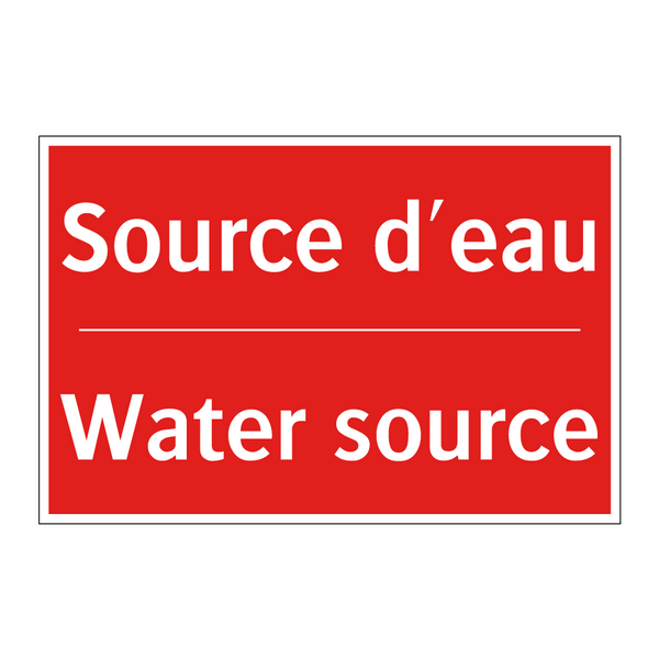 Source d'eau - Water source