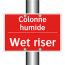 Colonne humide - Wet riser