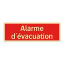 Alarme d'évacuation