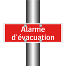 Alarme d'évacuation