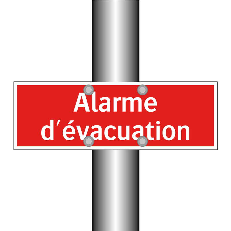 Alarme d'évacuation