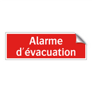 Alarme d'évacuation
