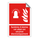 Système d'alarme cet objet est sécurisé électroniquement
