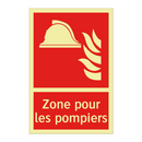 Zone pour les pompiers