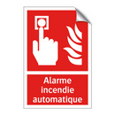 Alarme incendie automatique