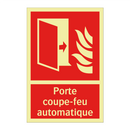 Porte coupe-feu automatique