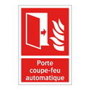 Porte coupe-feu automatique