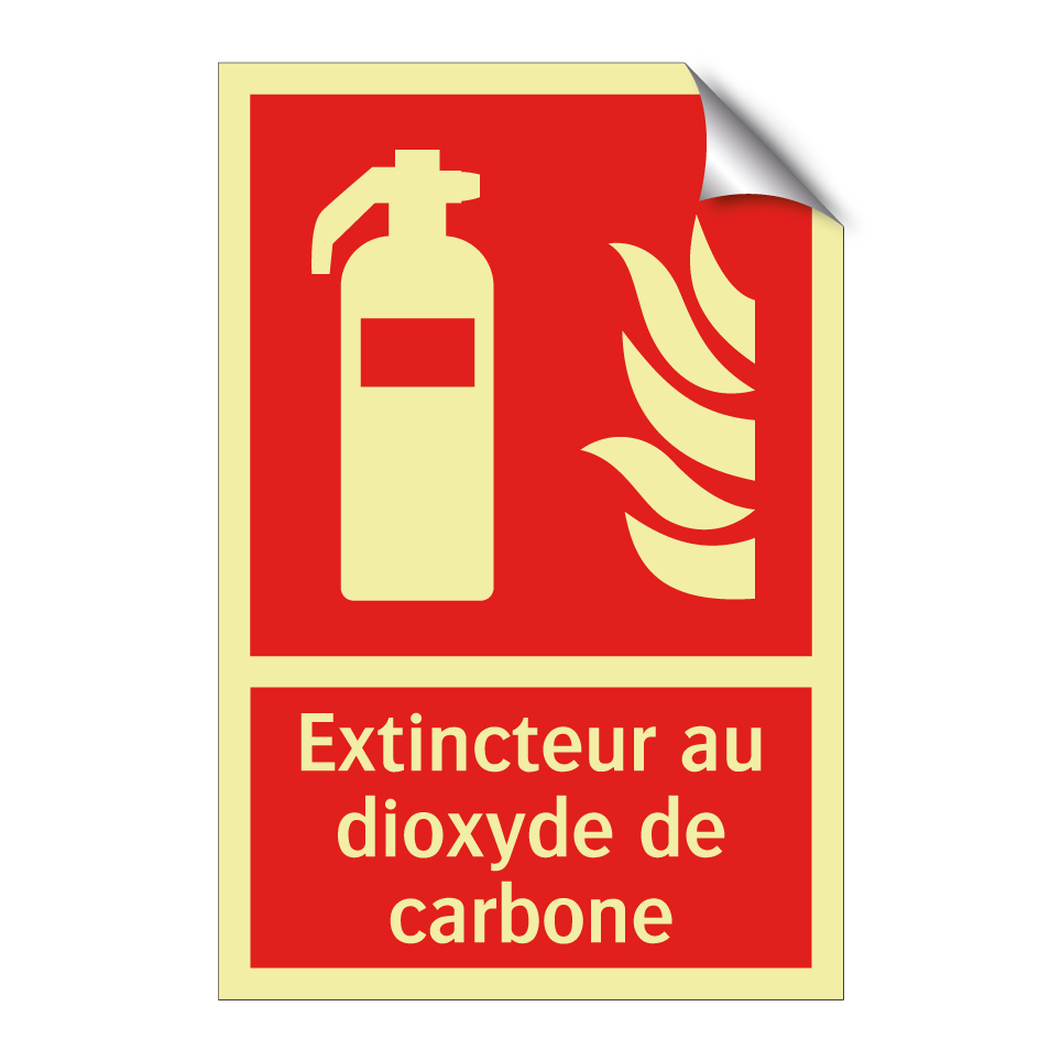 Extincteur au dioxyde de carbone