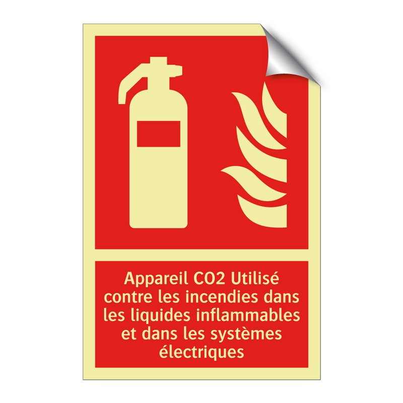 Appareil CO2 Utilisé contre les incendies dans les liquides inflammables et dans les systèmes électriques