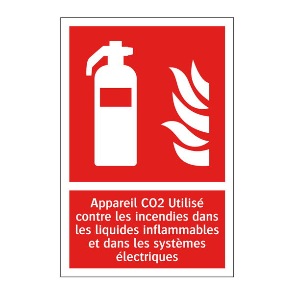 Appareil CO2 Utilisé contre les incendies dans les liquides inflammables et dans les systèmes électriques