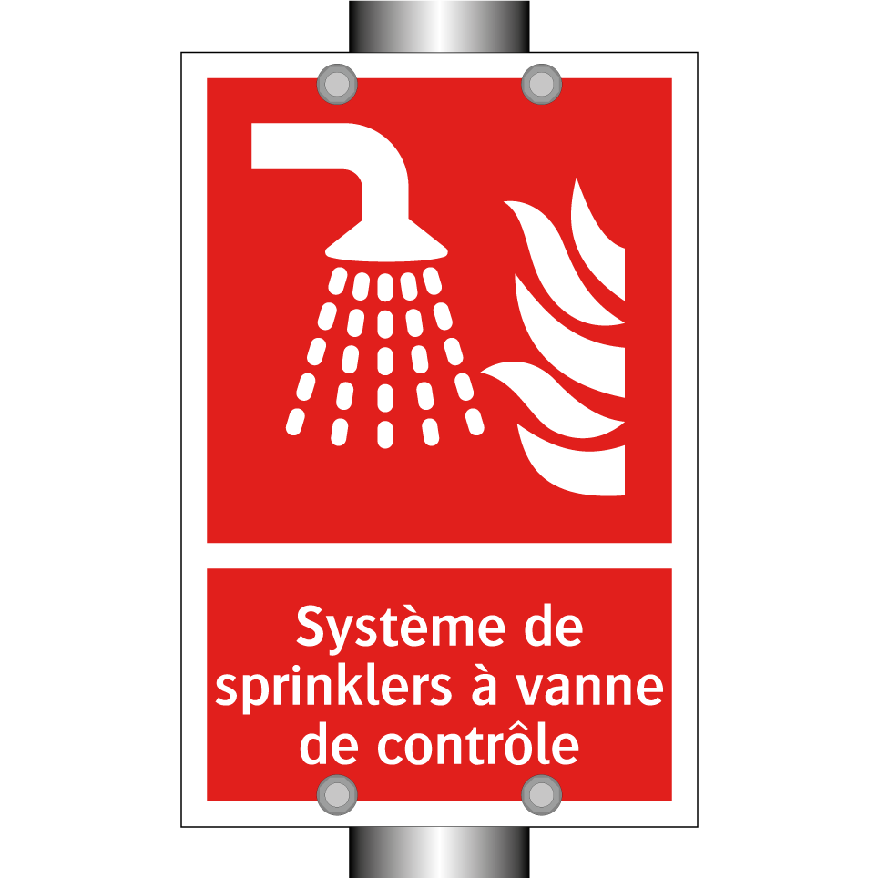 Système de sprinklers à vanne de contrôle