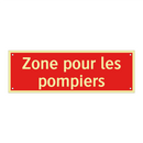 Zone pour les pompiers