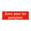 Zone pour les pompiers