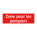 Zone pour les pompiers