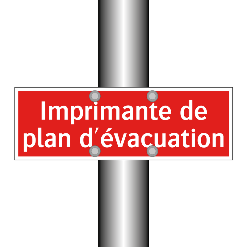 Imprimante de plan d'évacuation