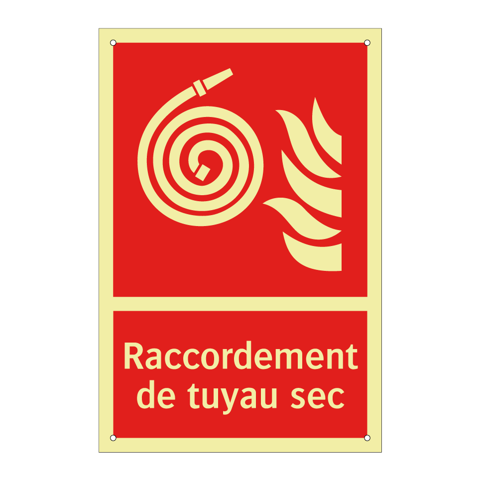 Raccordement de tuyau sec