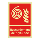 Raccordement de tuyau sec