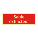 Sable extincteur