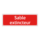 Sable extincteur