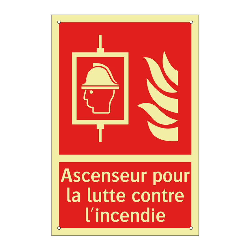 Ascenseur pour la lutte contre l'incendie