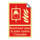Ascenseur pour la lutte contre l'incendie